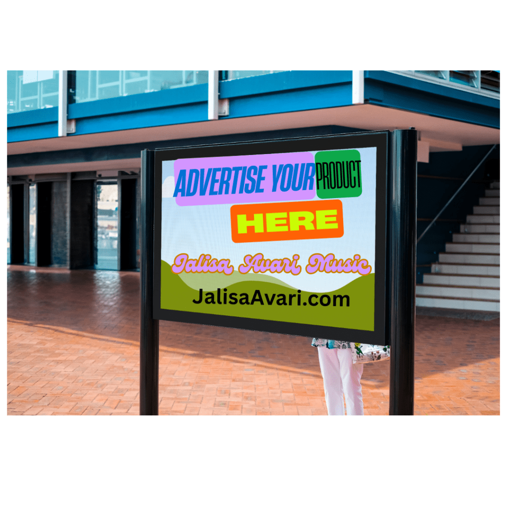 Billboard Mock up example – Jalisa Avari Music